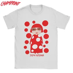 Men's Yayoi Kusama T Shirt Cotton Clothing Unique Short Sleeve Crew Neck Tees New Arrival T-Shirt