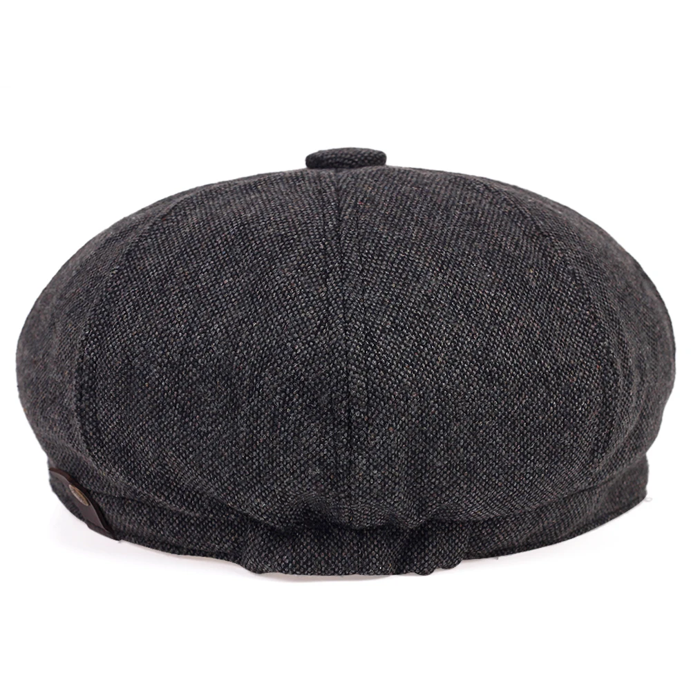 Men\'s Vintage Beret Newsboy Cap Classic Gatsby Style Cotton Blend Adjustable Spring Beret For Men