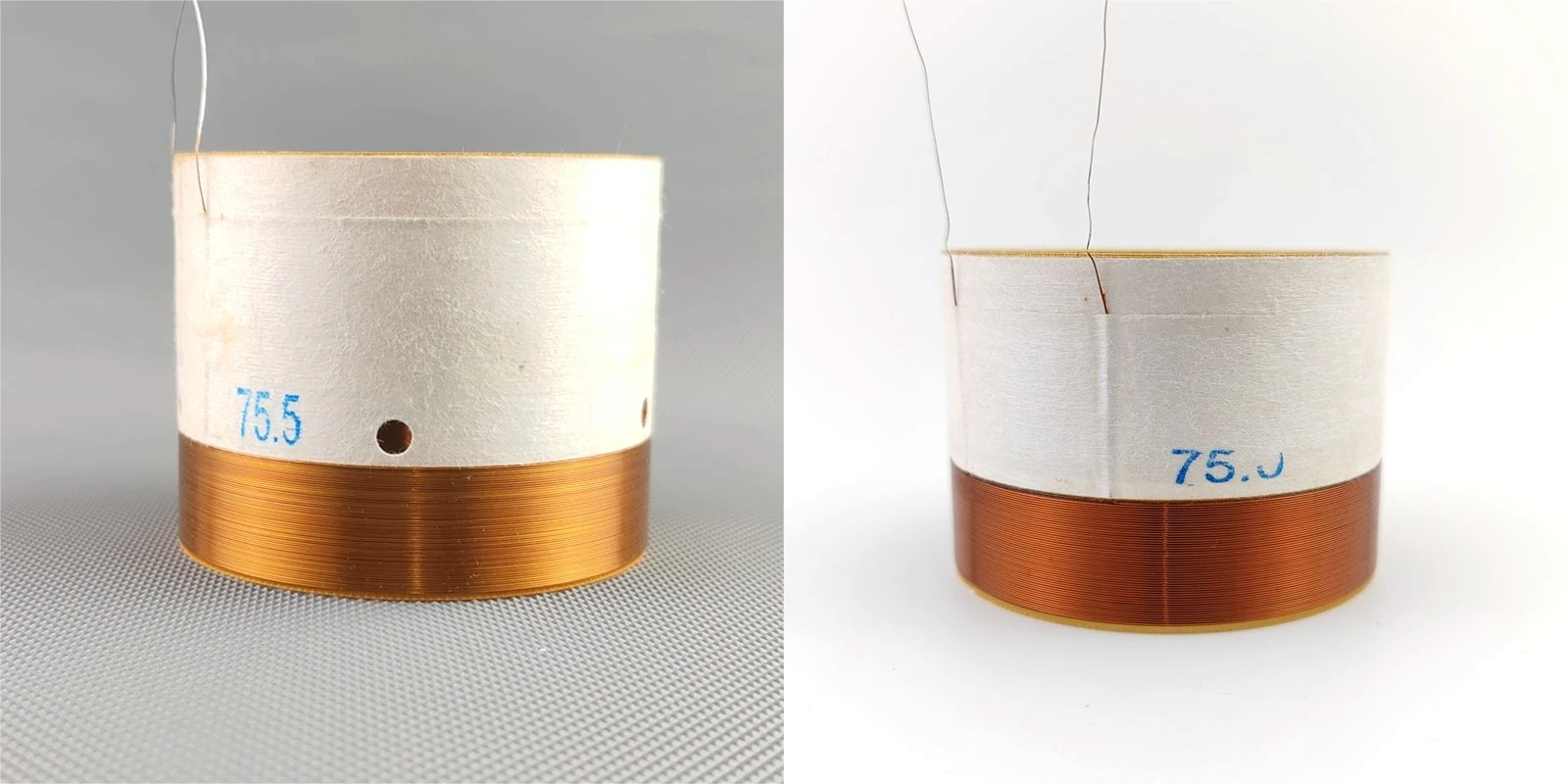 

1 шт., 75 мм, басовая звуковая катушка для 12-18-дюймового сабвуфера, динамик, 8 Ом, входной/выход, НЧ-динамик со звуковым отверстием для выхода воздуха