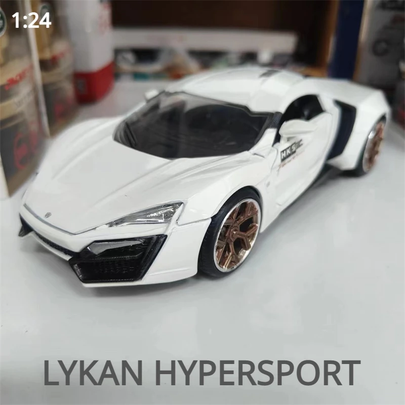 

1:24 LYKAN HYPERSPORT High Simulation Diecast Car Metal Alloy Model Car Children's toys collection gifts J287