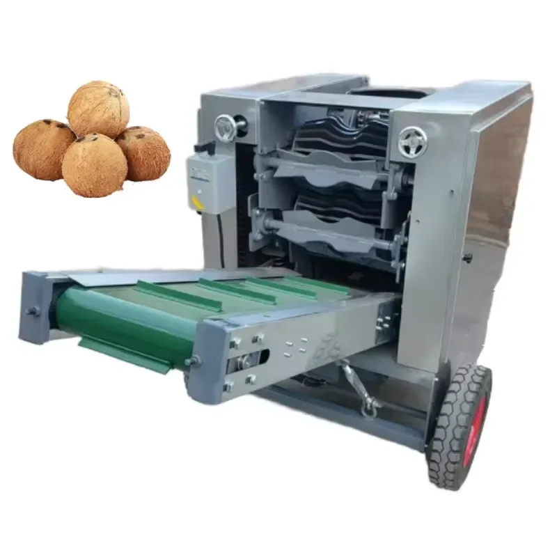 Commercial Coconut Peeling Machine for Coconut Shell and Brown Skin Removal Efficient Automatic Peeler for Sale