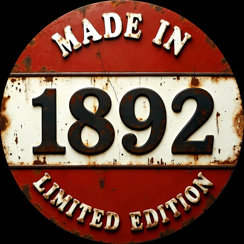 Communication History Buff's Authentic Gift Circular Vintage Telegraph Tin Sign 1890-1899s Communication Theme Ranch Retro Decor