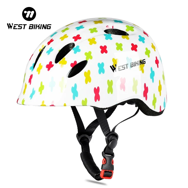 

WEST BIKING детский шлем для велосипеда EPS Ультралегкая детская Защитная Экипировка для девочек и мальчиков, для езды на велосипеде, Спортивная Защитная кепка, шлем