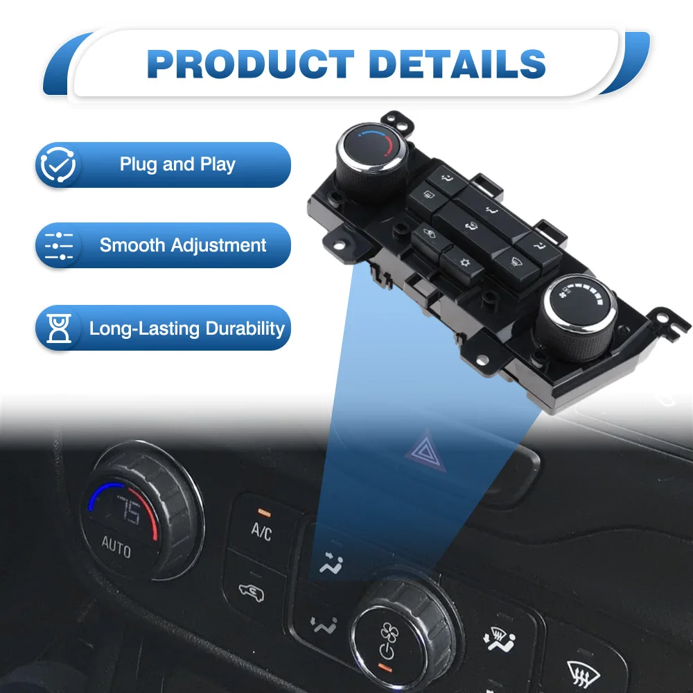 لسيارة شيفروليه كروز 2009-2016 مفتاح التحكم في المناخ AC 9057231، 95146207 #5