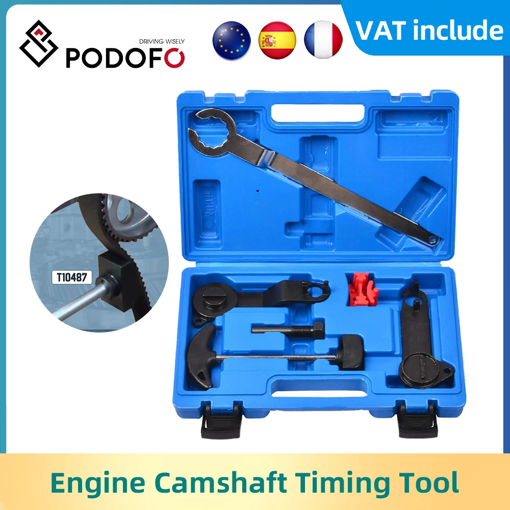 Podofo Engine Camshaft Timing Tool Replacement for VAG EA211 1.0L 1.2L 1.4L 1.6L FSI TSI TFSI for VW Audi Golf Jetta Skoda