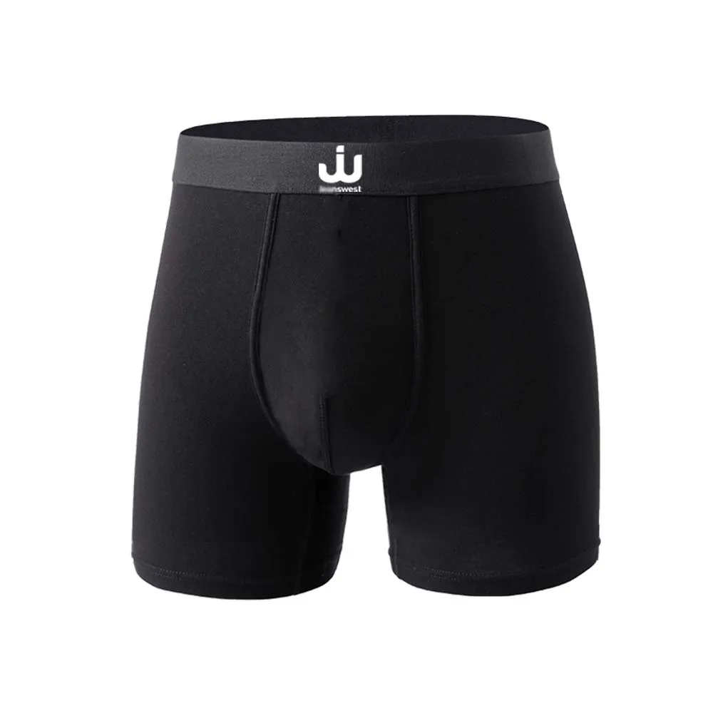 5 Stück Bambus-Viskose Lange Boxershorts für Männer Nahtlose Atmungsaktive Herrenunterwäsche U-förmig Konvex Männerunterhosen Hochelastische Herren-Slips – Detail 9