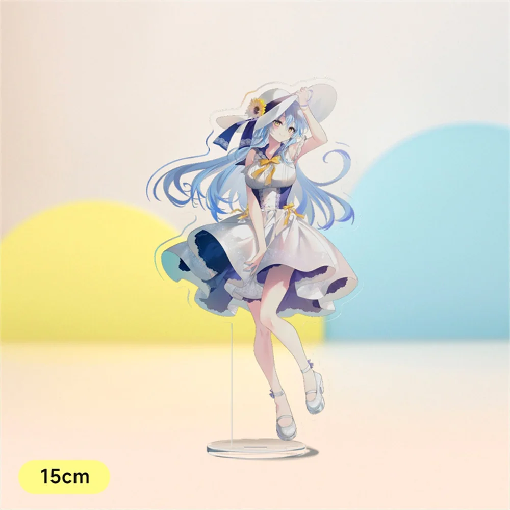 Virtual YouTuber Hololive Anime Figures Shirakami Fubuki Natsuiro Matsuri Acrylic 15cm Stands Akai Haato Character Model Gifts