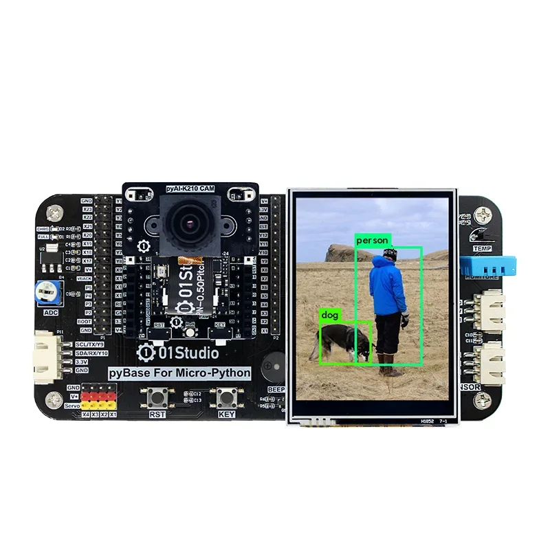 Nvarcher PyAI- K210 Development Board Cam Camera Module AI Artificial Intelligence With Lithium Battery Charging Interface