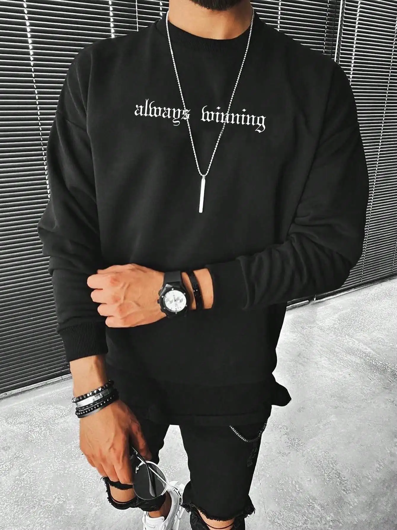 

Creative Simple Letter Design Hoodies Male Casual Crewneck Sweater Fleece Autumn Hoody Hip Hop Comfortable Mens Streetwear