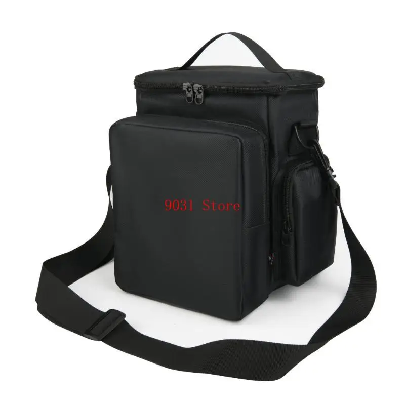 Portable Microphones Storage Bag EVA Shockproof Large Capacity Shoulder Case