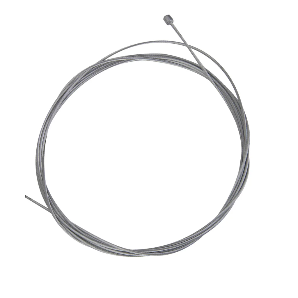Silver Bike Shift Cable 2m Galvanized Inner Wire Bicycle Gear Cable Set for Mountain and City Bikes