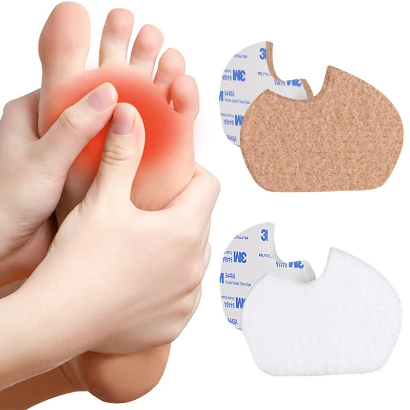 Pexmen 2Pcs/Pair Ball of Foot Cushions Metatarsal Pads for Forefoot Pain Relief Foot Care Protectors for Men and Women