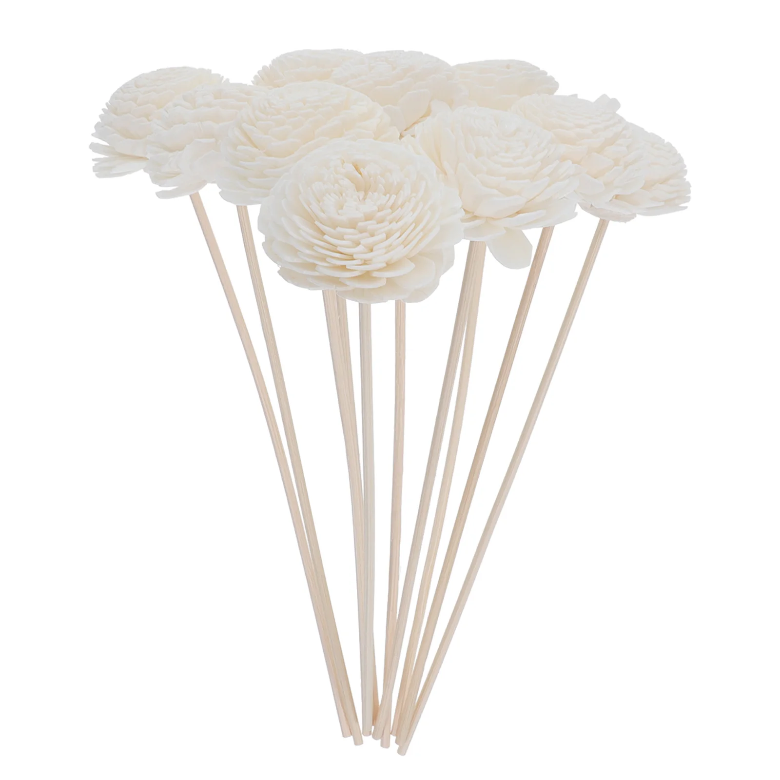 

10Pcs Decorative Diffuser Sticks Essential Oil Aroma Wands Unique Artistic Design for Home Car Elegant Scent Volatilization