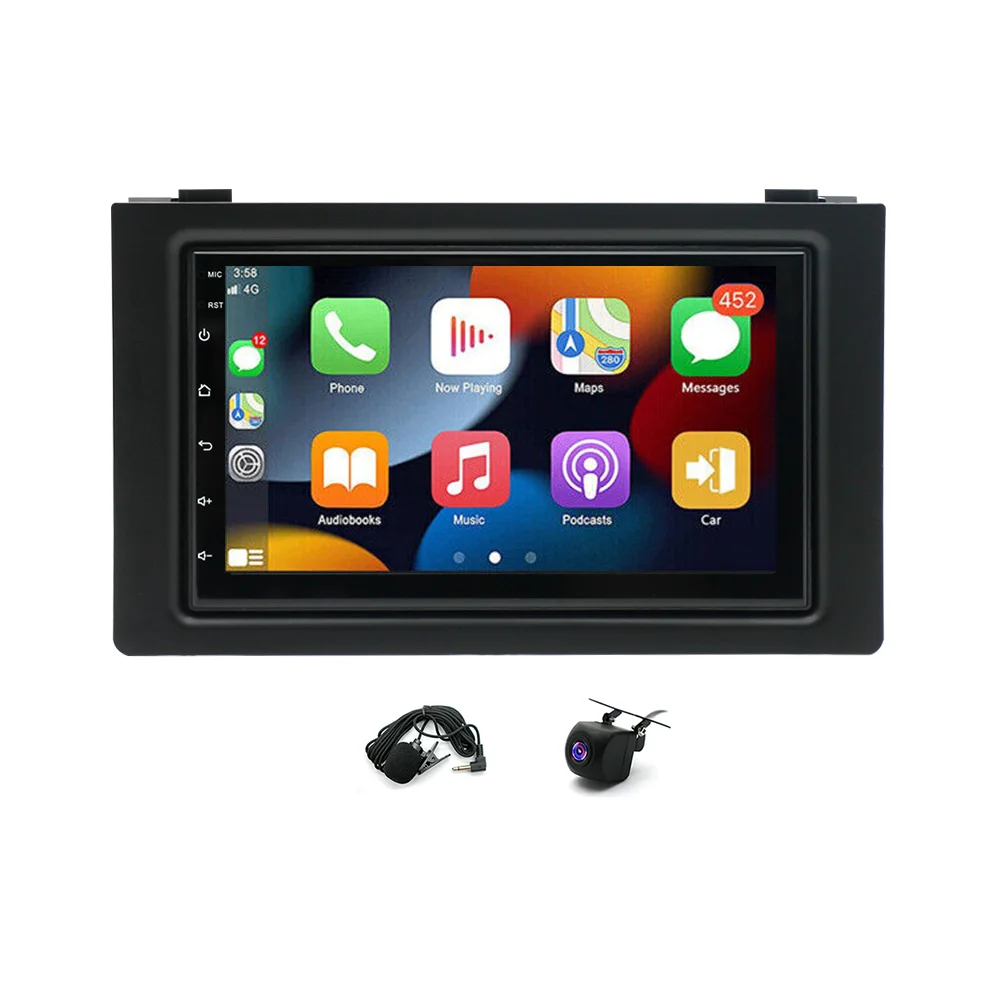 7Inch Car Radio Player GPS Navigation WiFi RDS Compatible for SAAB 9-3 93 2007-2011 Android 12