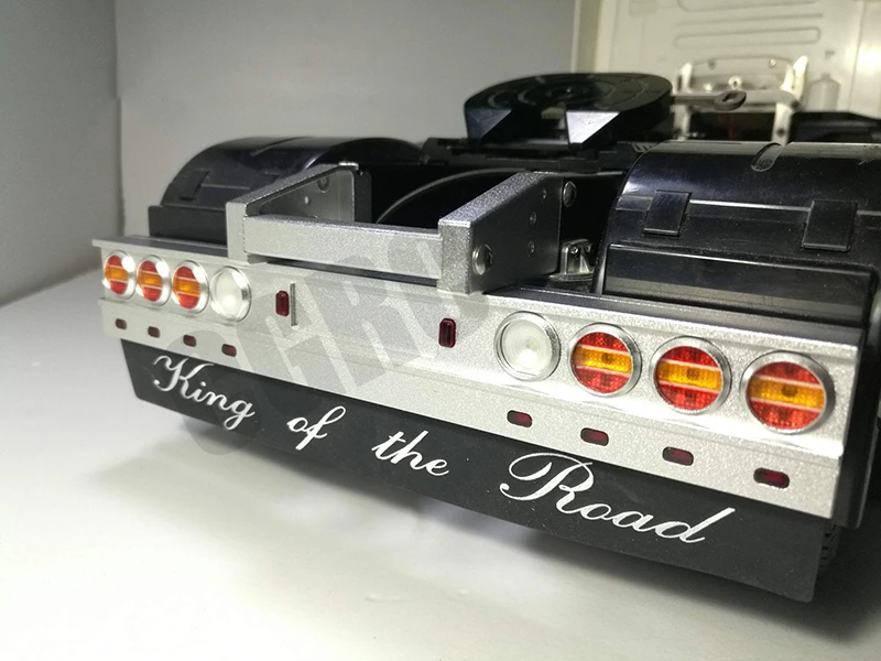 Metal CNC Taillight System for 1/14 Tamiya RC Truck Trailer Tipper Scania 620 470 Benz Actros Volvo FH16 MAN TGX DIY Parts