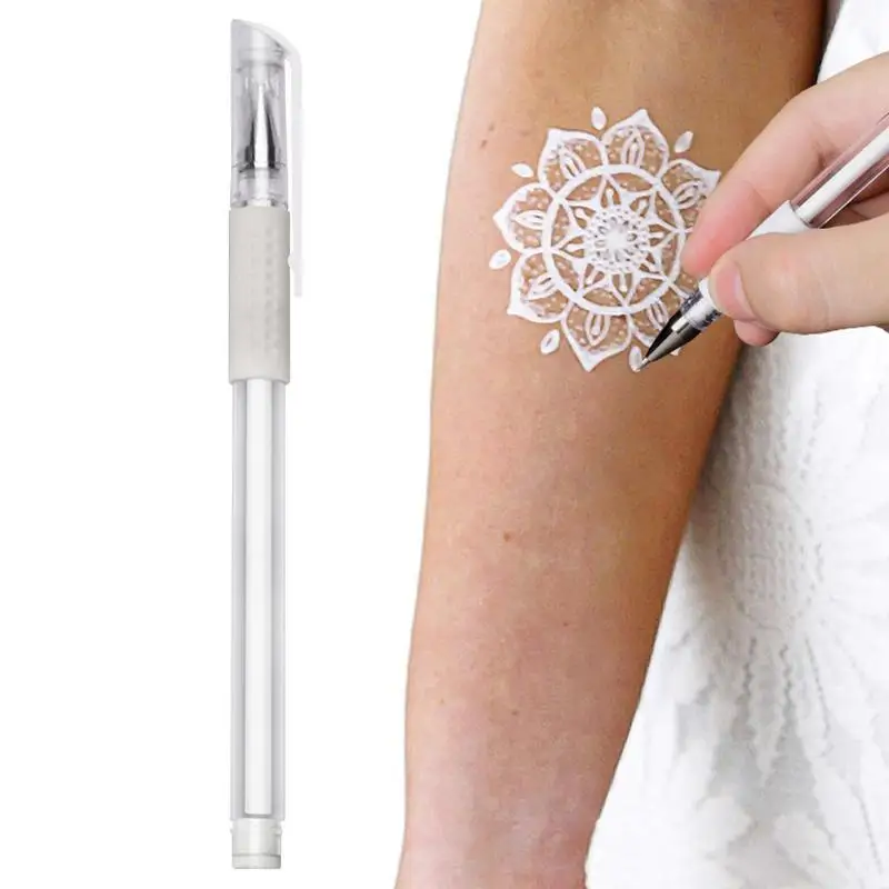 1pcs Skin Marker Pen Fixed Point Tattoo Skin Positioning Measuring Marker Eyebrow Skin Marker Eyelash Extension Grafting Tool