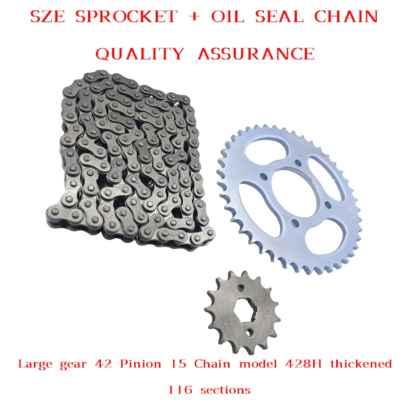 

For Honda CG125 ZJ125 XF125 Silent Durable Chain SPROCKET KIT Fly Chain Wheel Kit