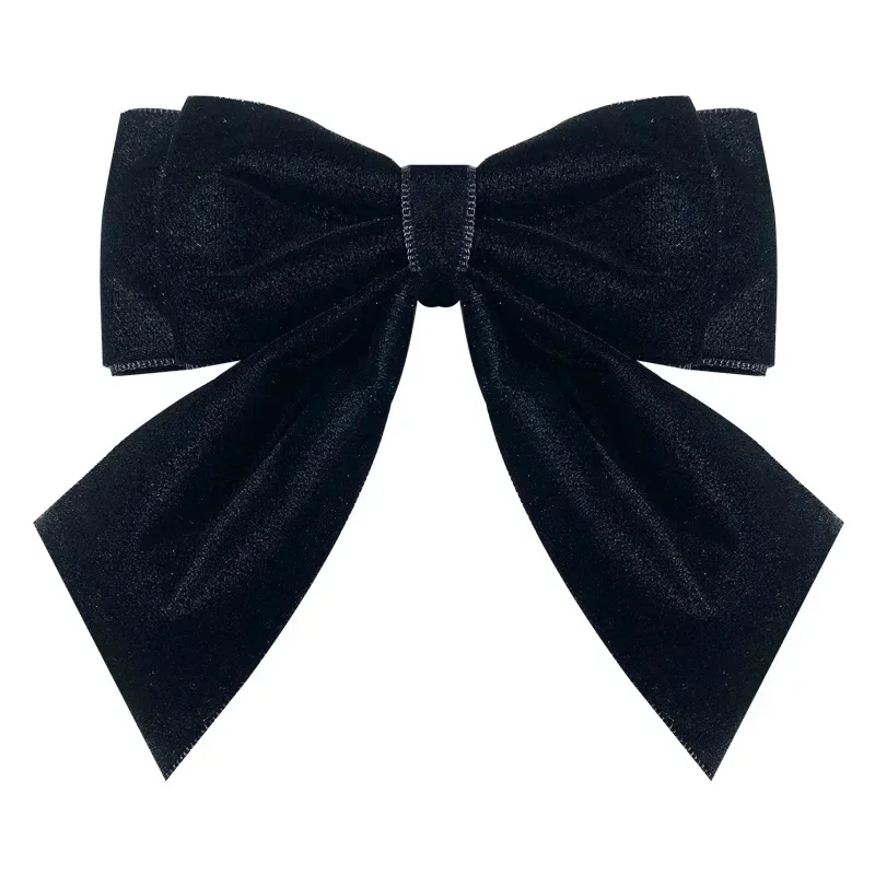 Korean Simple Velvet Bow Tie Brooch Pins Bowknot Cravat Female College Style Shirt Collar Luxulry Brooches for Women Jewelry