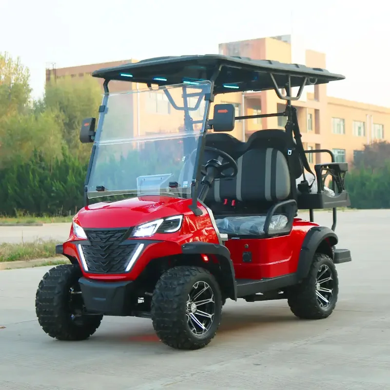 MMC Luxury Design 2/4/6 Seater Golf Carts Family Lifted Lithium Golf Car48v/72v Utility Vehicle Hunting Electric Golf Cart