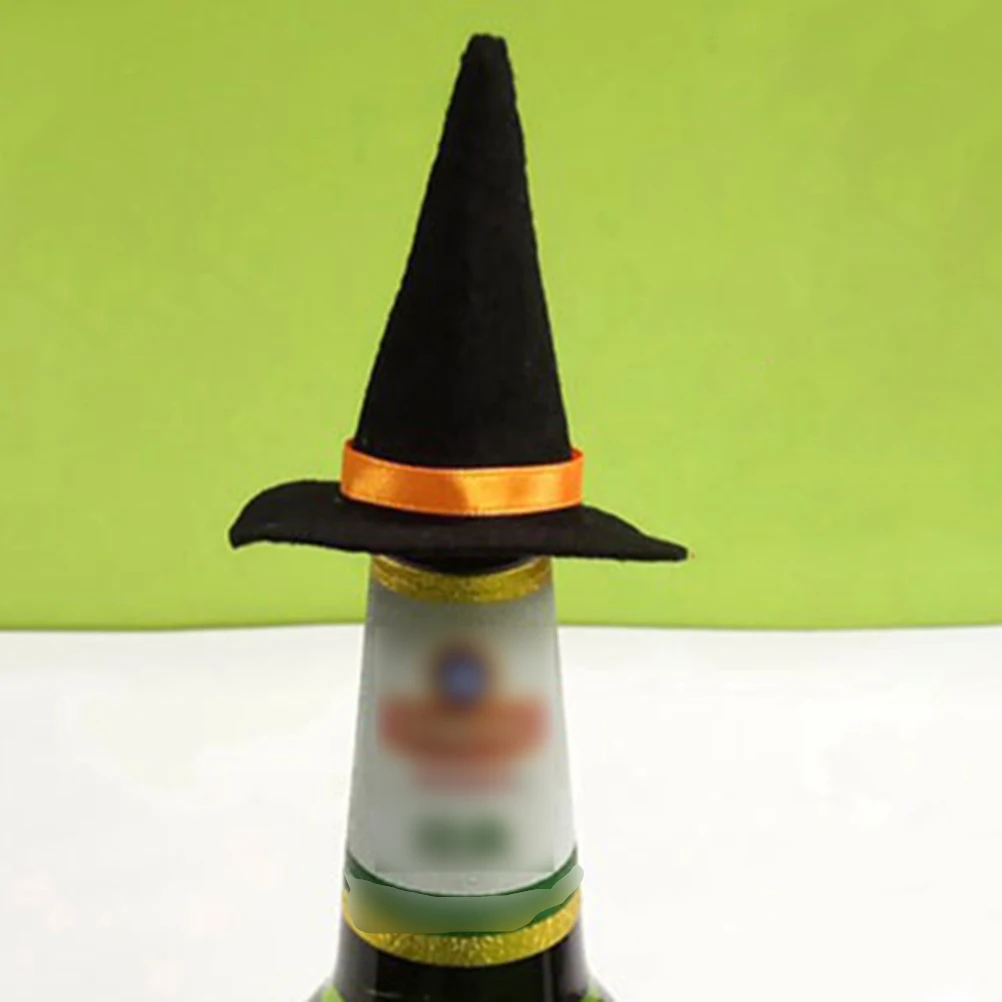 

6 Pcs Witch Hat Pirate Witches Woman Mushroom Costume Halloween Prop Cap Mini Black Decorations Hats Clothing
