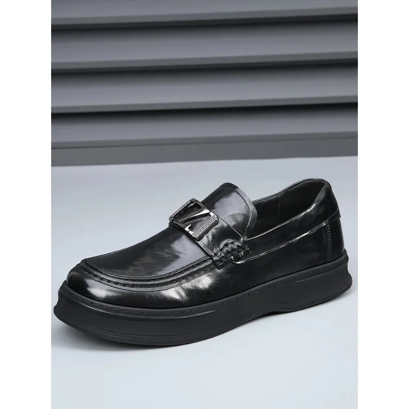 

Мужские повседневные кожаные брюки без шнуровки Bean Bean oes, мягкие дышащие брюки для отдыха, весна-осень