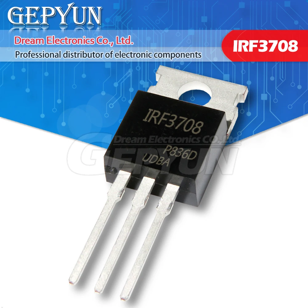 10pcs IRF3708 TO-220 IRF3708PBF TO220 30V 62A new original