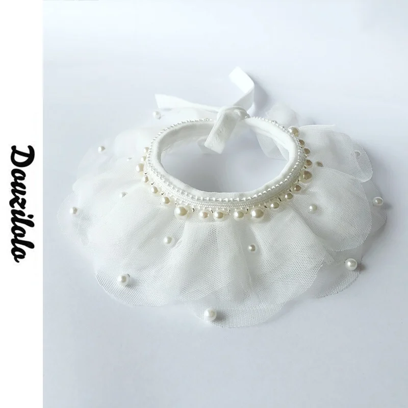 

New Lace Pet Collar Spring and Summer Wedding Cat and Dog Collar