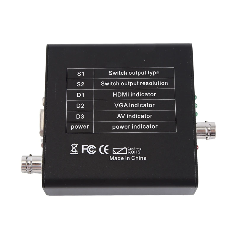 Full HD 5MP 2MP 720P 1080P AHD TVI CVI To HD VGA CVBS Converter Switch For CCTV Camera Video Tester Convert