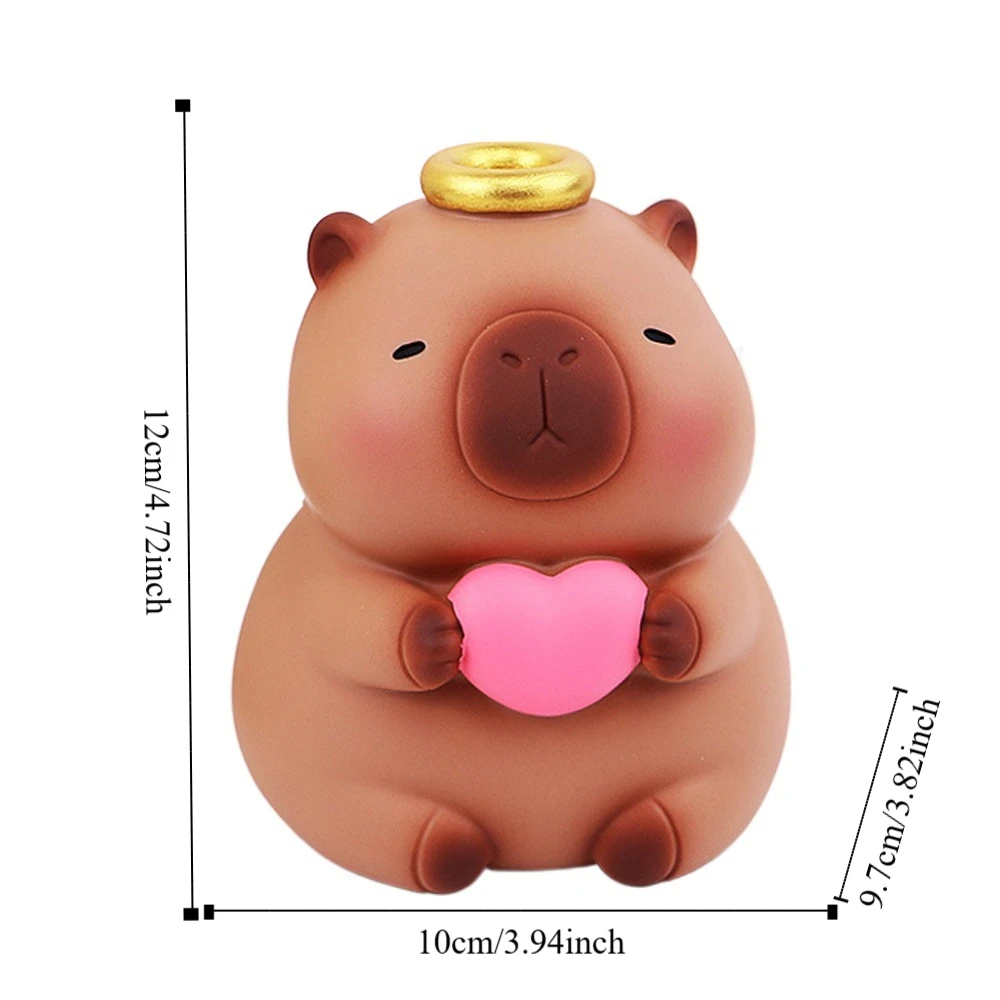 Réservoir d'épargne Capybara tirelire modèle décoratif Capybara tirelire dessin animé à collectionner Capybara enfants boîte de rangement
