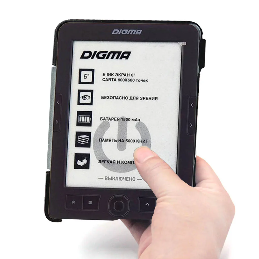 Nuova custodia per eReader Digma K1, copertina a libro Flip per custodia in pelle per Tablet Digma K2 Ebook