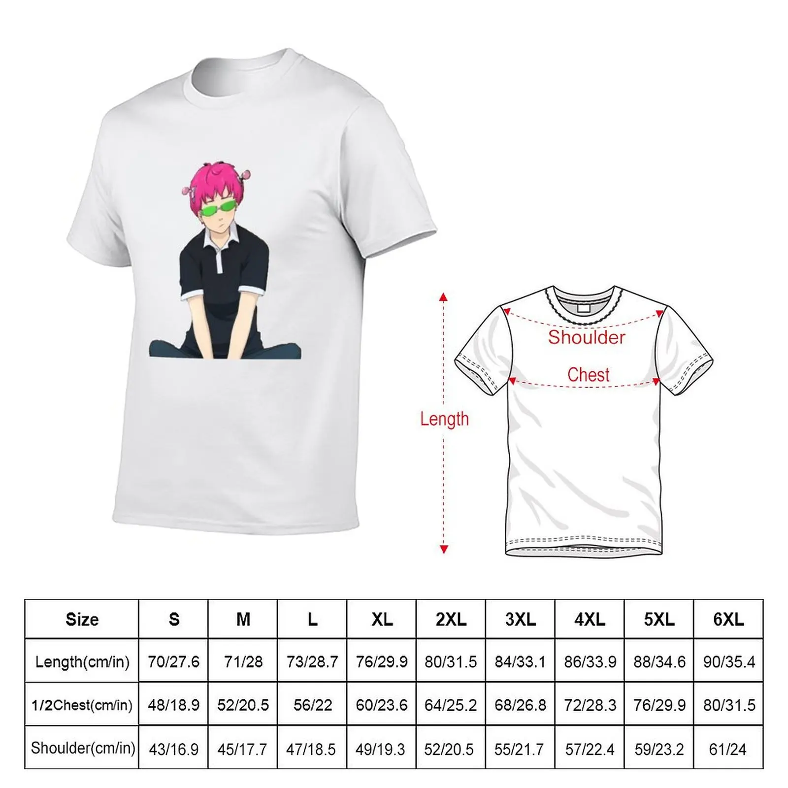 The Disastrous Life of Saiki K. T-shirt for a boy summer top blacks men workout shirt