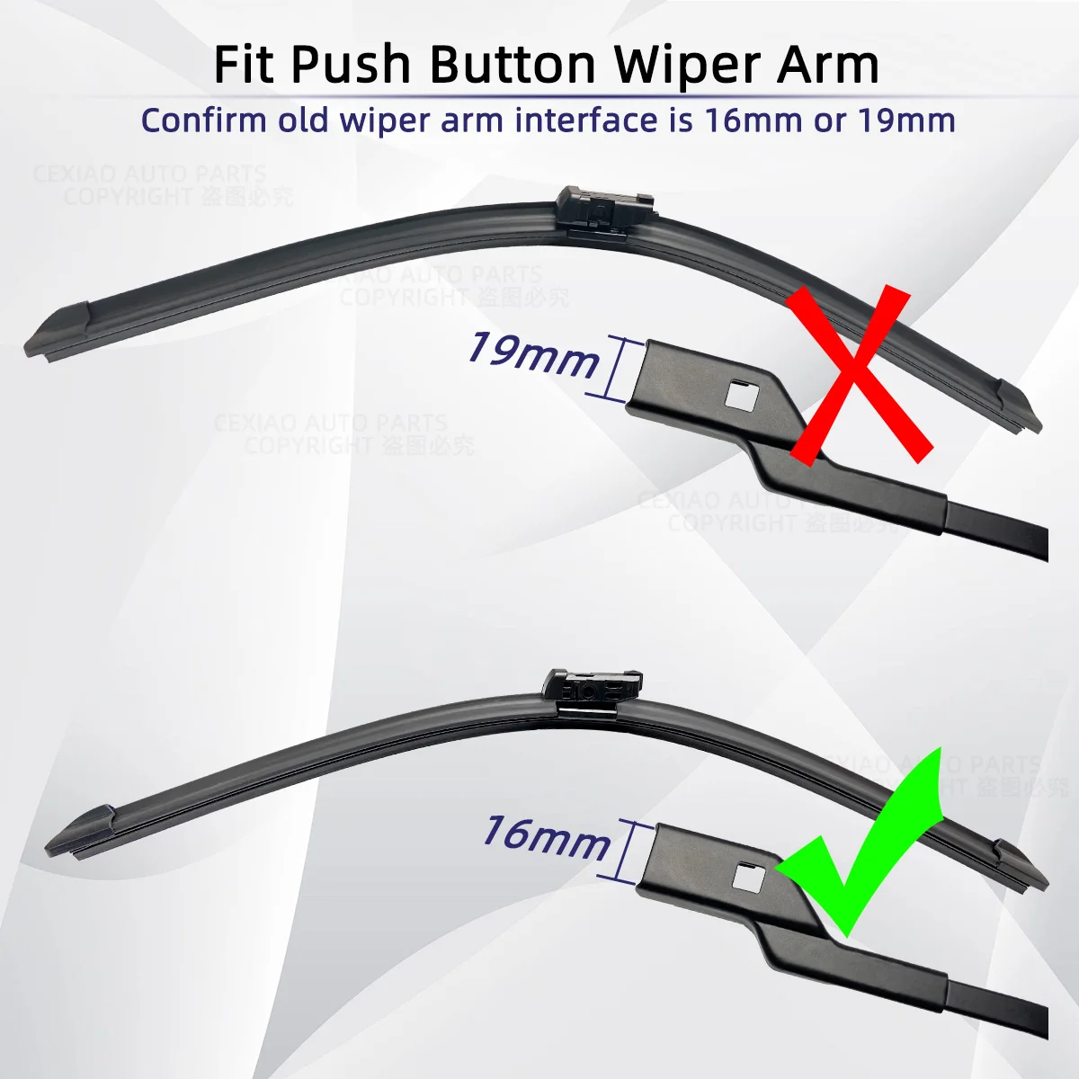 Car Wiper For VW Passat B8 2015-2020 Front Wiper Blades Soft Rubber Windscreen Wipers Auto Windshield 26