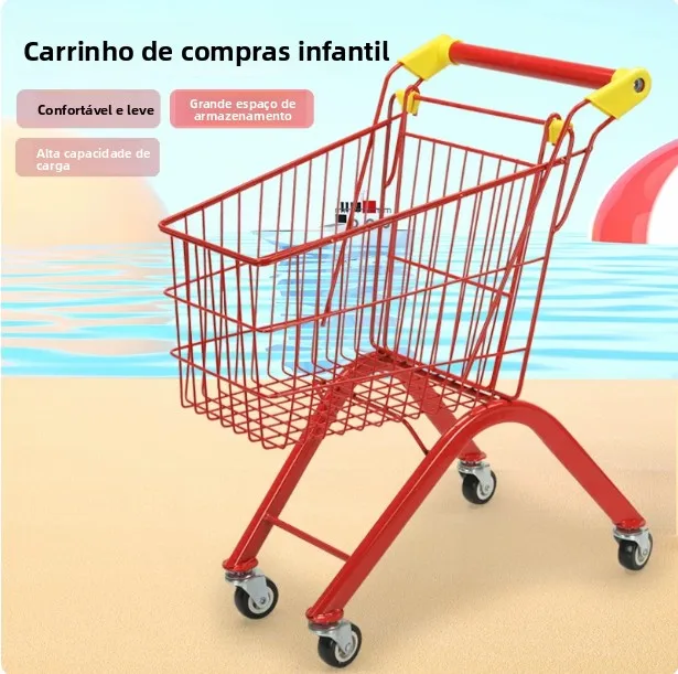 diy-handmade-snack-cart-children's-shopping-cart-portable-storage-organizer-ideal-children's-day-gift-aluminum-alloy-body-cam