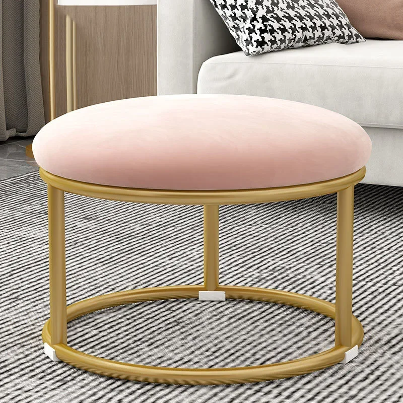 Design Decorative Dining Chair Luxury Living Room Creative Round Dining Stools Nordic Kitchen Tabouret Pliant Portable Furniture