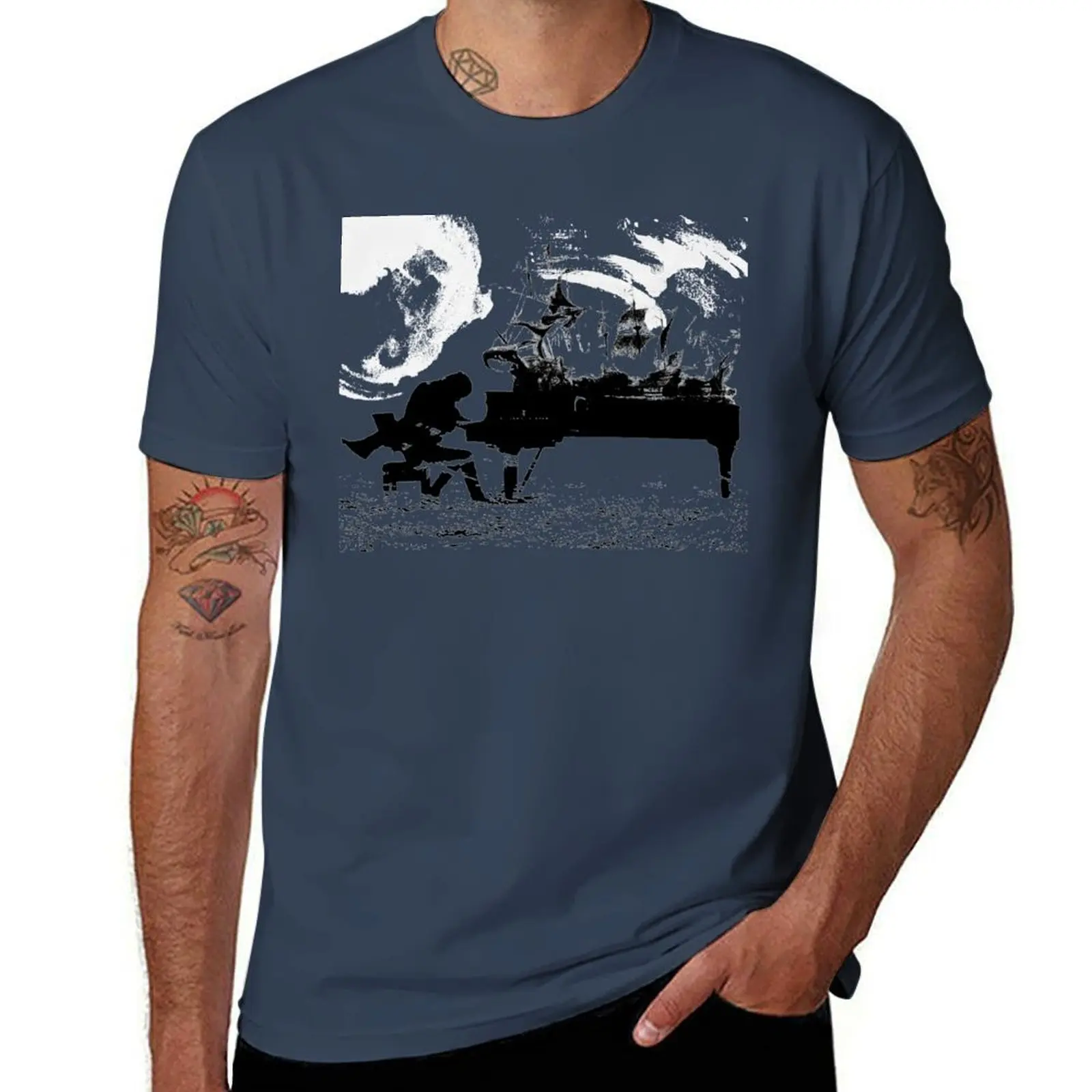 

Piano Passion T-Shirt Festival Short Sleeve T-Shirt