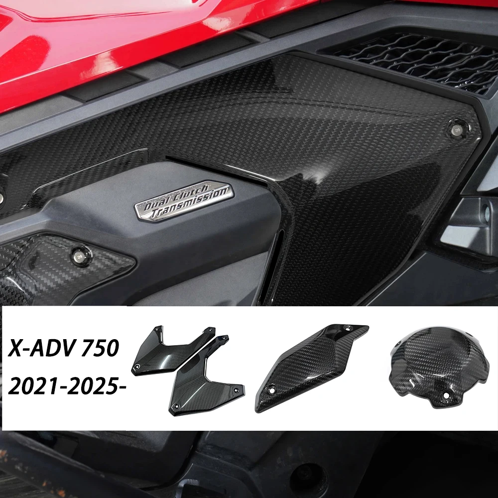 XADV 750 Engine Cover Guard For Honda X-ADV 2021 to 2025 XADV750 Side Frame Panel Fairing Protector Moto Part Carbon Fiber
