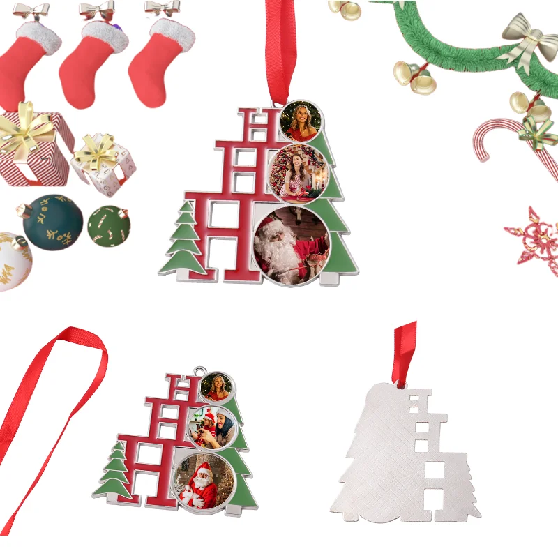 Personalised Christmas tree ornaments, including 3 exclusive images, customised picture Christmas tree Tree Toppers
