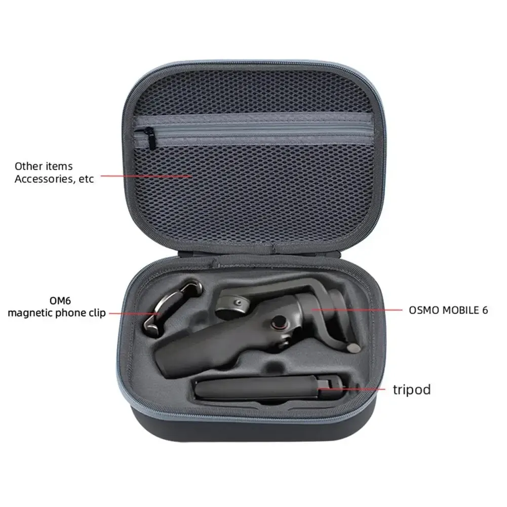 Storage Bag Mobile Phone Handheld Gimbal Carrying Case Portable Handbag Compatible For Dji Osmo Mobile 6 Accessories