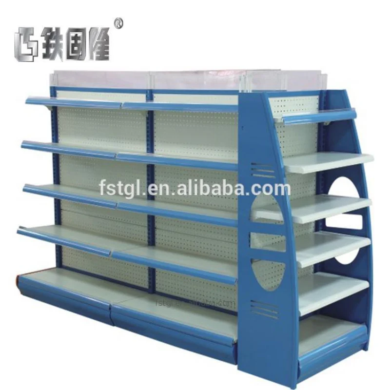 (customized)Supermarket Shelves  Rack High Quality MDF Wood Shelf  Convenient and Beautiful Fashion Rack