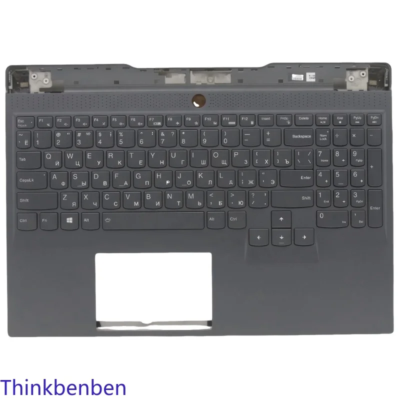 

RU Russian Grey Keyboard Upper Case Palmrest Shell Cover For Lenovo Legion S7 15 15IMH5 15ARH5 Y9000X 2021 5CB1B39036