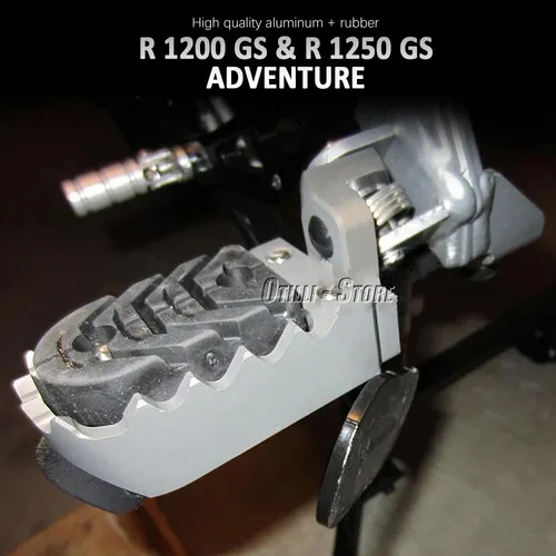 Imagen 2 del producto Nuevo Reposapiés delanteros de motocicleta R1250GS Adventure R1200GS, reposapiés ajustables para BMW R 1200 GS ADV R 1250 GS Adventure