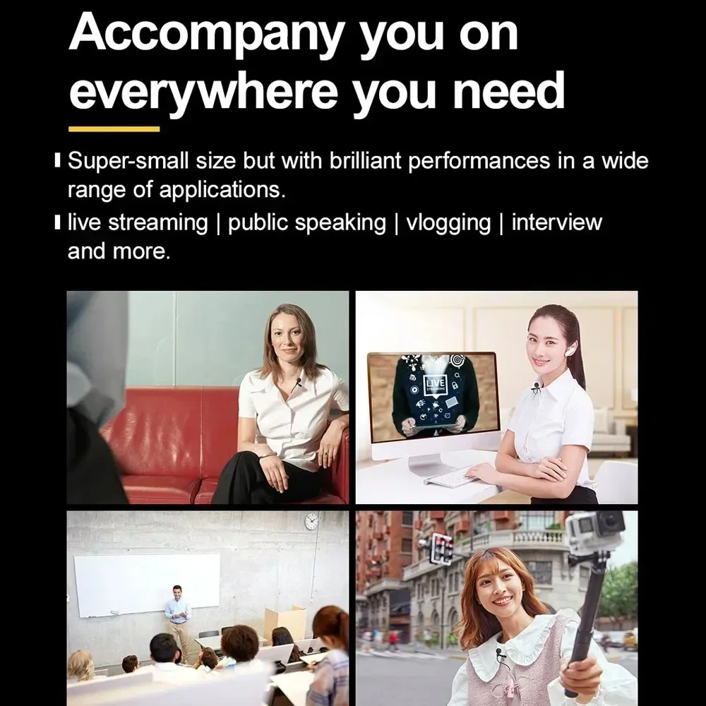 ميكروفون Gx LMS-12A AX AXL متعدد الاتجاهات متوافق مع أنظمة وأجهزة الميكروفون اللاسلكي مع TRS مقاس 3.5 مم