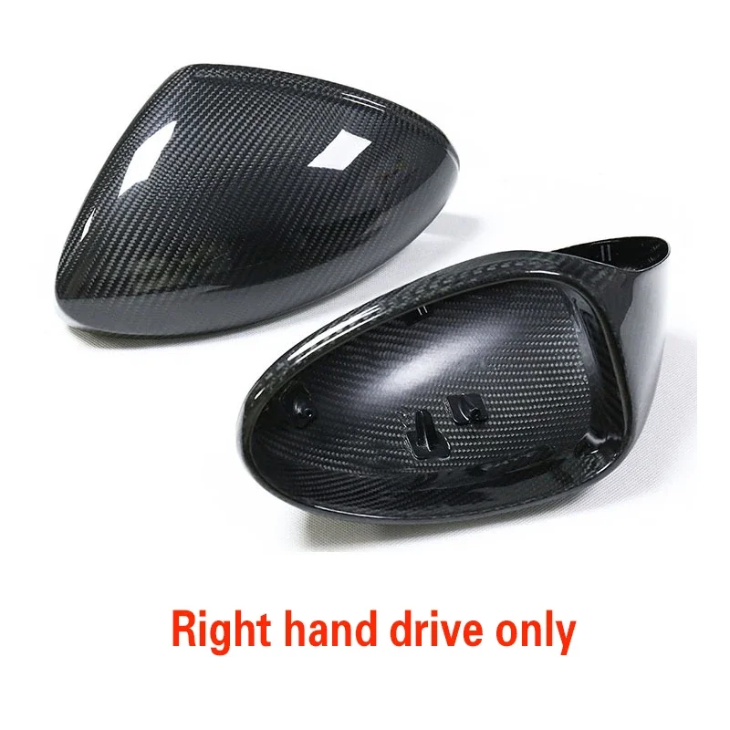 For Porsche 718、982 Dry Carbon Fiber Rearview Mirror Housing Rearview Mirror Cover Left &right Hand Drive Paste and Replacement