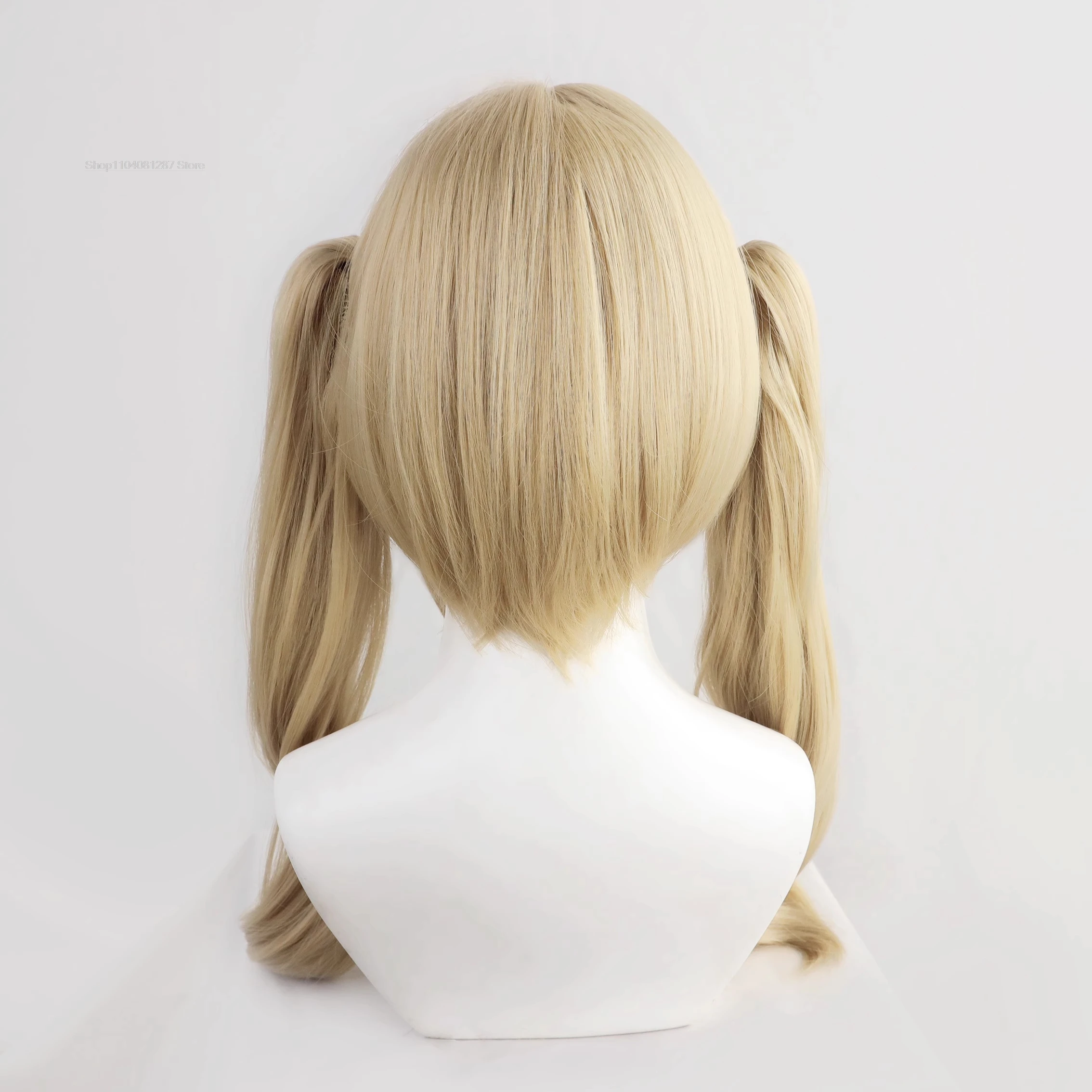 BanG Dream! Girls Band Party! Ichigaya Arisa Golden Cosplay dual horsetail Wig anime party cosplay prop hair