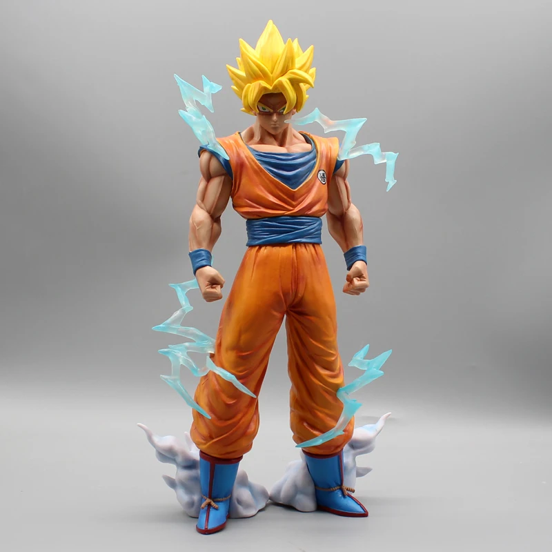 

35cm Dragon Ball Z Figure Son Goku Ssj3 Figure Super Saiyan 3 Goku Anime Figure Statue Pvc Gk Collection Model Doll Toy Gift