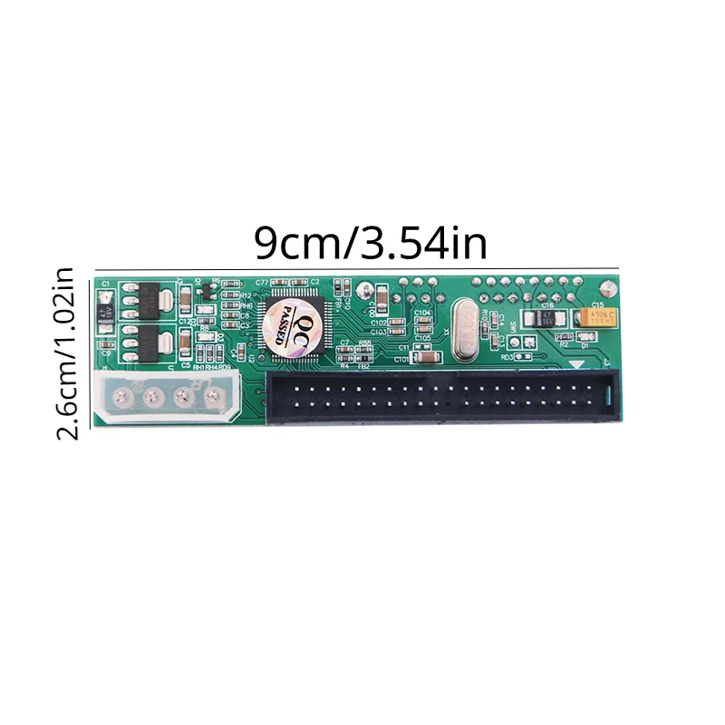PATA TO SATA Adapter Converter Card with SATA to IDE Adapter Card for 2.5/3.5 SATA to IDE Expansion Card