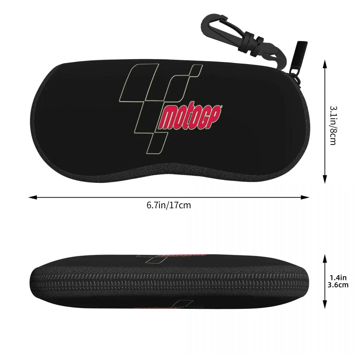 Moto GP Shell Glasses Case Portable Sunglasses Box Women Men Soft Eyeglass Bag Pouch