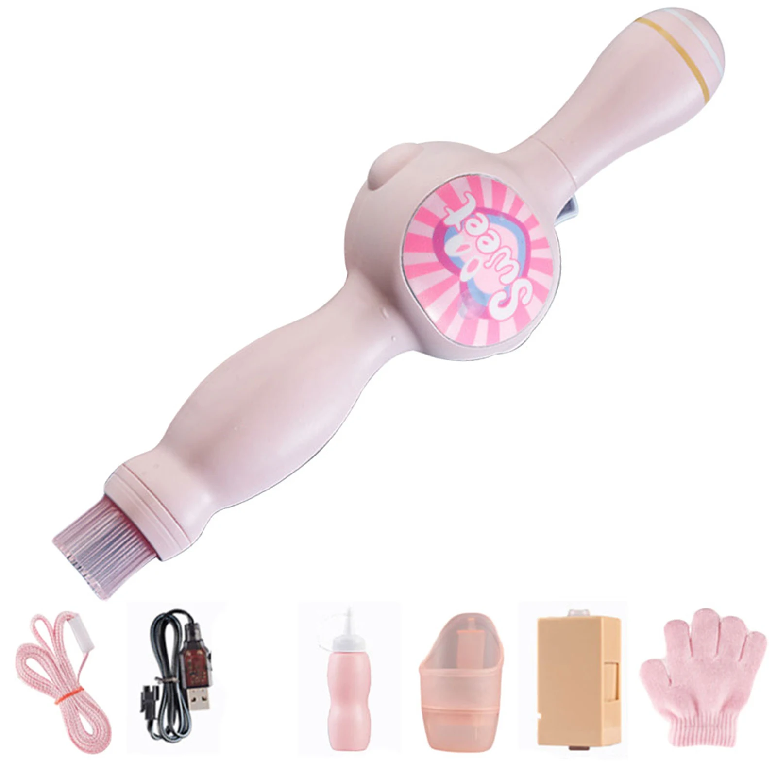 Machine à bulles de fumée élastique, Machine à bulles Portable, baguette à bulles pour enfants, cadeaux de fête, jouet d'été