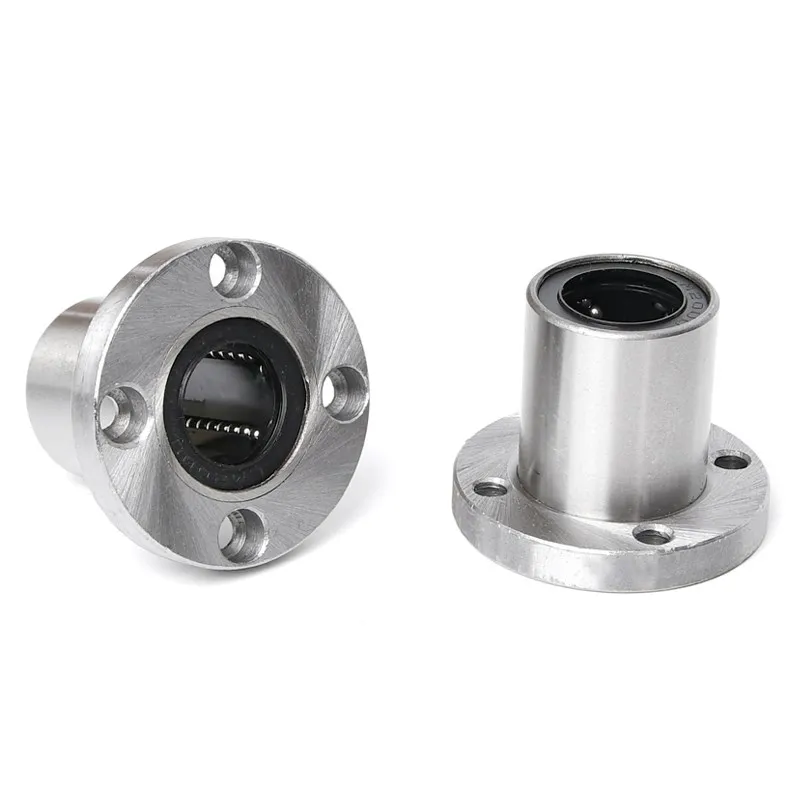 Round flange linear bearing LMF6UU LMF8UU LMF10UU LMF12UU LMF13UU LMF16UU LMF20UU LMF25UU LMF30UU 8mm linear rod CNC 3D printer