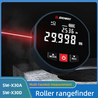 Roller Laser Rangefinder Laser Roll Dual Mode Distance Meter SW-X30A SW-X30D Trena Laser Tape Measure Range Finder Home